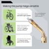 Advanced Bike Pump with Dual Presta and Schrader Valves