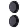 2PCS Lens Rear Caps ABS Plastic Snap On Lens Back