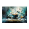 Wooden Jigsaw Puzzle 1000 Pieces for Adults, Elegant Piano Keyboard