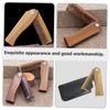 PACKOVE 1Set Folding Pocket Beard Comb Premium Sandalwood Hair Comb