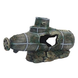 Qtqgoitem Aquarium Decoration Aqua Landscape Artificial Mountain 12.20 x 4.33 x 6.69inch (model: d09 c38 b32 000 fae)