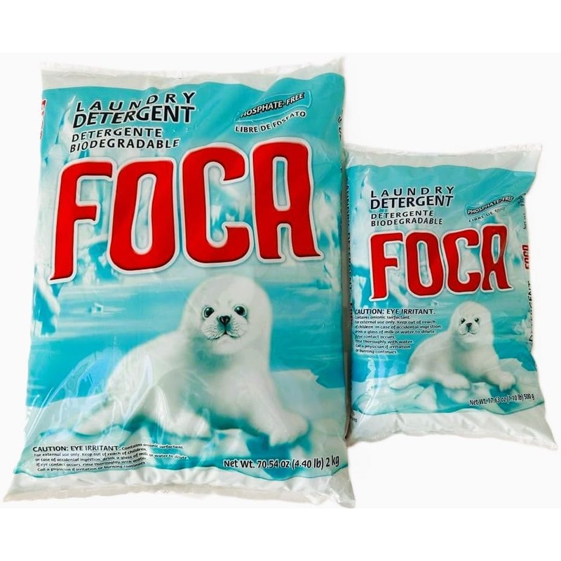 VECOSAS Foca Laundry Detergent 4.4 lb Bag - with Spoon.,