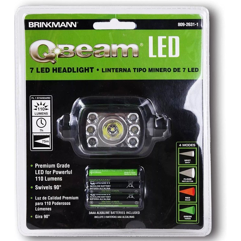 Brinkmann LED Headlight Bright Head Lamp for Running Camping 4