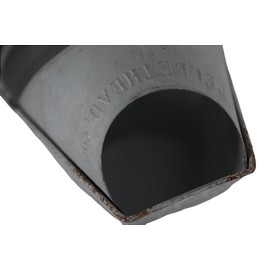 Pellethead Coal Hod - Perfect for Fireplace and Pellet Stove Ashes, with Decorative Appeal Easy Hopper Filling (Distressed Galvanized)