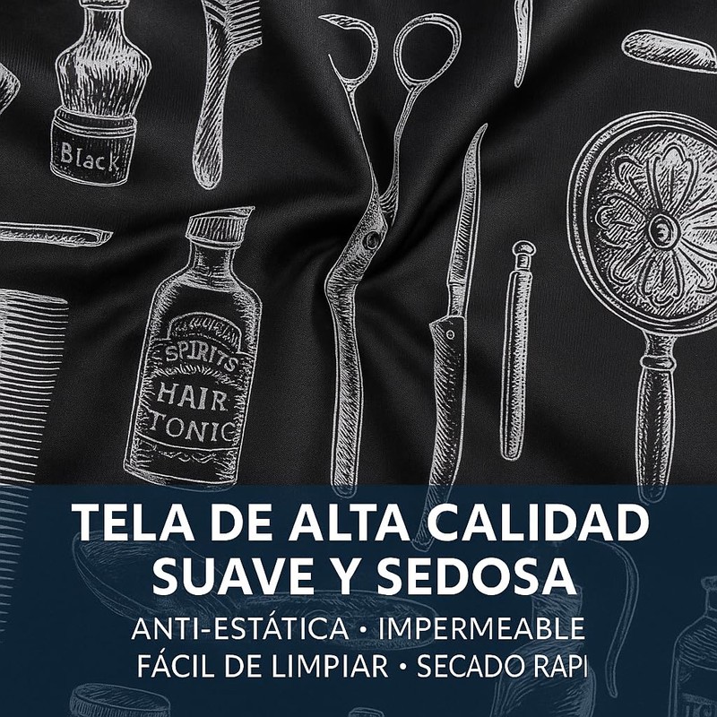 Capa De Peluquería, Cabo de corte de pelo profesional con