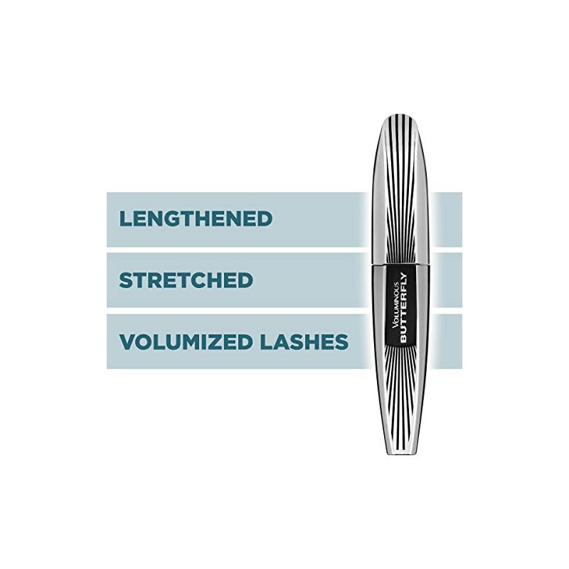 LOreal Paris Voluminous Butterfly Waterproof Mascara, 871 Blackest Black ,