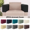 Anwangda Armrest Covers Thickened Soft Non-Slip Furniture Protector 2pcs/pack Armrest