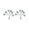 Women's Silver Cubic Zirconia Stud Earrings, Hypoallergenic, Simple Earrings, For