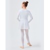 tanzmuster Children's Ballet Long-Sleeved Top Mia in Wrap Look Made