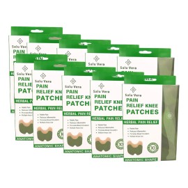 100 Parches Para Rodilla, Dolor, Hinchazón, Circulación.