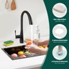 Beekfect 23.6" Stone Kitchen Sink Splash Guard, Instant Dry Diatomaceous