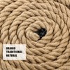VANJUANWES 3/4 inch x 98ft Hemp Rope Thick Rope Natural