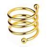 12pcs Napkin Ring Spiral Washable Decorative Metal Napkin Holder Ring