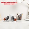 Resin Bookend Football Basketball Book Stopper Heavy Duty Bookend Modern