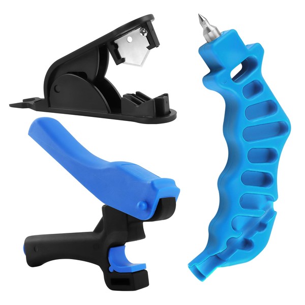 Rolcoassuns 3PCS Drip Irrigation Tubing Hole Punch Cutter Tool Set,