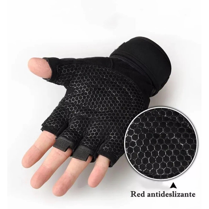 Guantes Gym Tacticos Pesas Crossfit Gimnasio Mujer Hombre