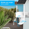 4MP solar low power consumption wifi surveillance camera with two-way