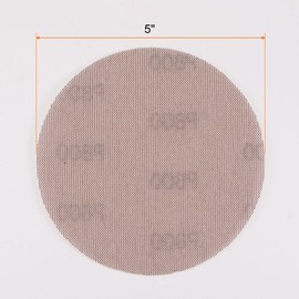 sourcing map 10pcs Mesh Sanding Discs 5 Inch Hook and Loop Sanding Net 800 Grits Dust Free Abrasive Pads for Car Wood Drywall Metal Polishing & Grinding