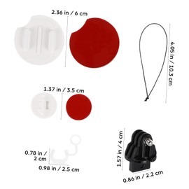 CORHAD Surfboard Mount for Action Cameras Easy Attachment Kit Compatible Plug for Sports