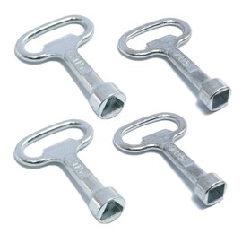 yukata Triangle Key Square Key Electrical Cabinet Key Control Cabinet Key Triangle Wrench Socket Wrench Meter Box Key for Drawers Switch Cabinets Electrical Cabinets Control Cabinets 4PCS