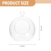 Artibetter 10pcs Hanging Tealight Holders Globes Fillable Plastic Hanging Tea