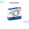 Summer Waves Anillo Salvavidas Inflable Arcoiris, Flotador Anillo PVC para