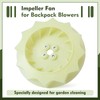589266101 Impeller Fan Compatible with RedMax EBZ8500 EBZ7500 Backpack Blower,