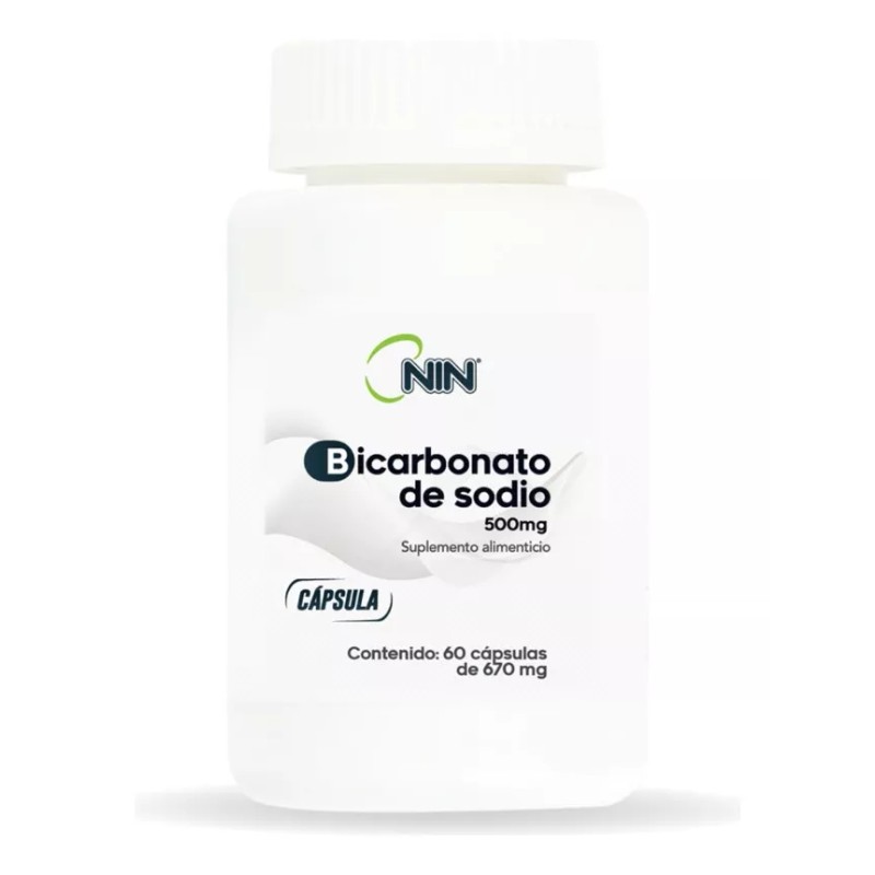 NIN Bicarbonato De Sodio 500mg 60capsulas 670mg Nin
