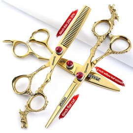 Hairdressing Scissors Hairdressing Scissors Super Sharp Hairdressing Scissors 6 / 7 / 8 / 9 Inch Scissors for Cutting Hair, Stable Hand Feel (6 Inches, Pack of 3)