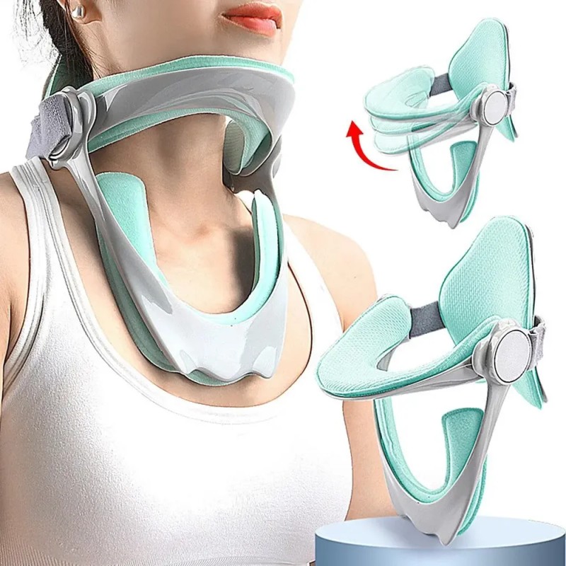 Soporte De Cuello Ajustable 360° Para Corrección De Postura