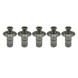 Poolzilla 5 Pack Stainless Steel Pool Cover Anchors for Concrete and Pavers, Made of High Grade SS 304 for Added Durability