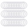sourcing map 36pcs Shower Curtain Rings, 1.3 Inch ID Iron