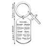 WTOPP Christian Keyring Gifts Bible Verse Keyring Baptism Gifts Inspirational