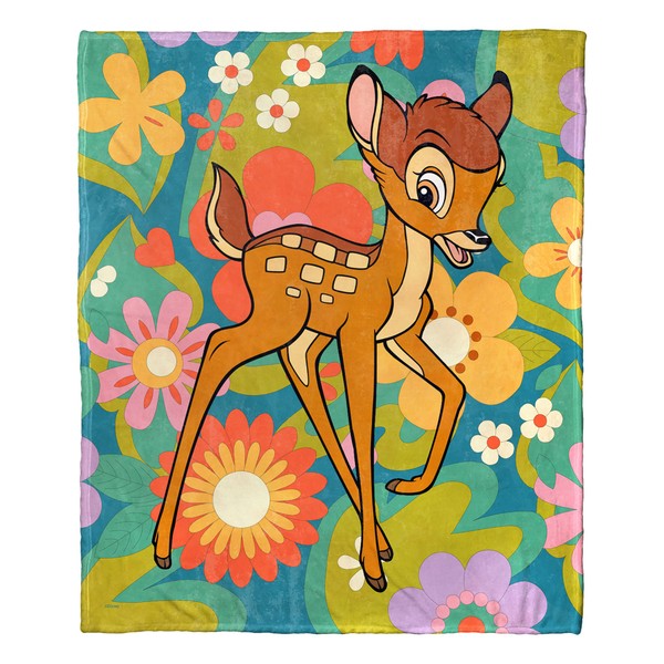 Northwest Bambi Silk Touch Throw Blanket, 50" x 60", Mod