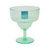 YöL Pack of 6 Plastic Cocktail Dessert Glasses Blue Green