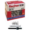 Fischer 542459 Dowel with Screw for Plasterboard GX, Grey, Set