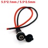 Waterproof 5.5x2.1/2.5 (mm) Panel Mount Female Jack Socket DC Power