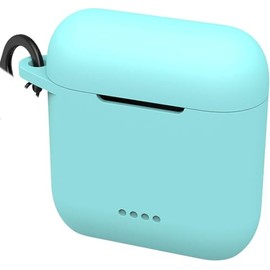 Aotao Silicone Case for TOZO T6, Soft and Flexible, Scratch/Shock Resistant Silicone Cover for TOZO T6 Headphones (Teal)