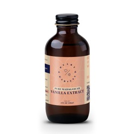 Madagascar Pure Vanilla Extract for Baking - Cold-Pressed Madagascar Vanilla Extract w/ Gift Box - No Added Sugar Vanilla Extract Keto - Real Vanilla Extract No Artificial Additives or Colors -