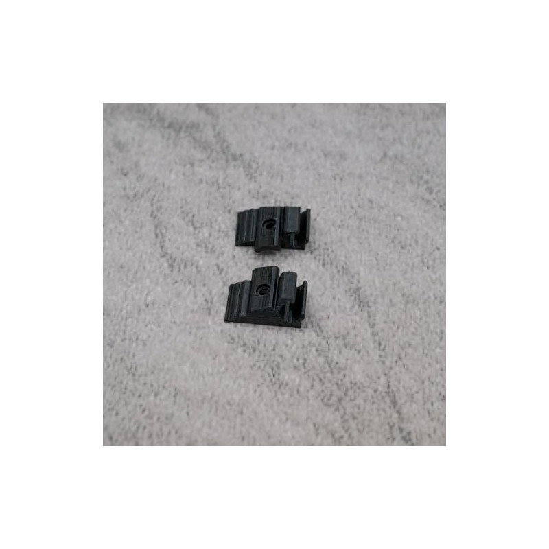 ULEIVA Replacement End Caps Set of 2 Black Compatible with