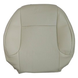 FZJDSD Ecru Tan Driver Side Top Lean Back Perforated Leather Seat Cover Compatible with Lexus GX460 2010 2011 2012 2013 2014 2015 2016 2017