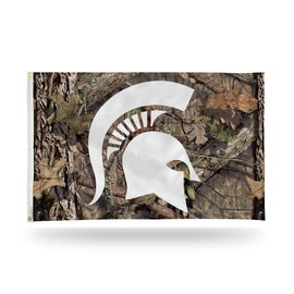 Rico Michigan State Spartans 3x5 Indoor Outdoor Camo Banner Flag with grommets for hanging