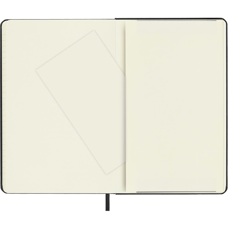 Moleskine Classic Ruled Paper Notebook, Hard Cover and Elastic Closure