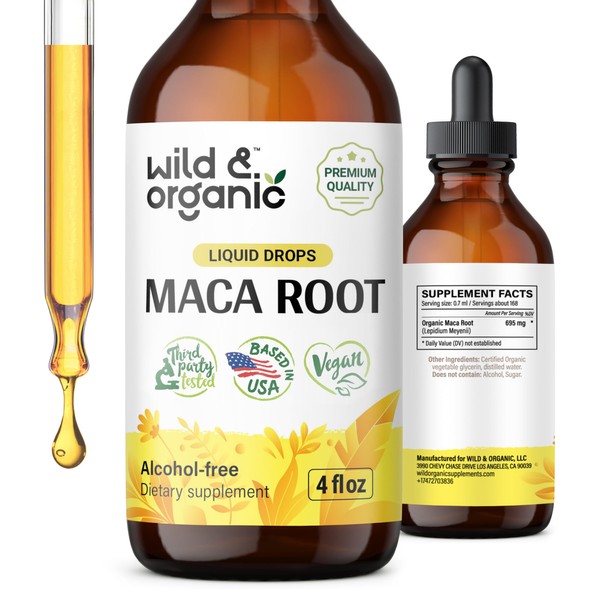 Wild & Organic Wild & Organic Maca Root Liquid Drops