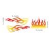 Lawn Mower Decals - Hot Rod Flames - 3pc Set