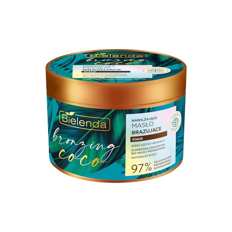 Bielenda Bronzing Coco Moisturizing Bronze Body Butter 97% Natural ingredients