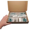 SKIR'CO Pack of 50 Double Pipe Clamps, Plastic Clamps for