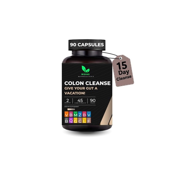 Mishas Nutraceutical Colon Cleanse – Supports Gut & Colon Health,