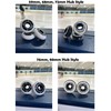 Player's Choice Indoor Roller Hockey Wheels 72mm Ginos 74A 8-Pack