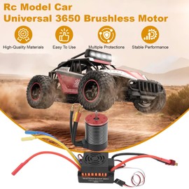 Anti Water 5200KV 60A Brushless Motor ESC Combo Set for 1 10 1 12 1 16 RC Car Truck Upgrade